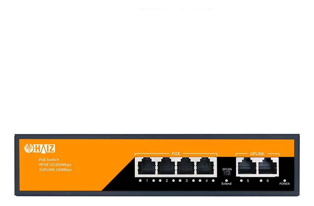 Switch PoE Haiz 4 portas
