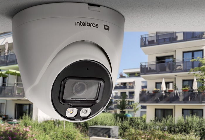 Câmera Intelbras VIP 1230 D FC Plus usada como referência para comparar Full Color Plus, microfone e detecção com modelos HiLook