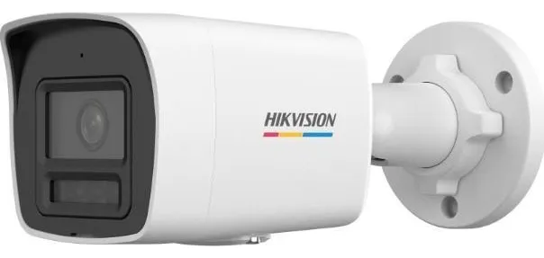 Câmera bullet externa Hikvision ColorVu IP com imagem colorida à noite