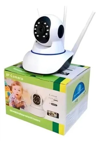 Câmera 3 Antenas IP ONVIF Wi-Fi 360º Robô iCSee