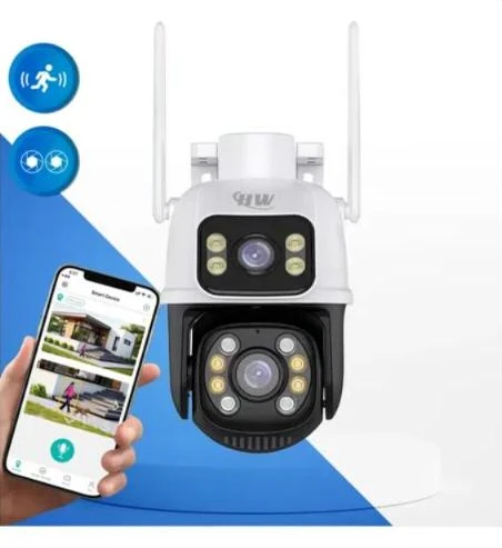 Câmera de Vigilância IP HW A28 Full HD Dupla Lente Yoosee