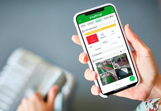 vídeo do disparo no celular: alerta e gravação do evento direto no aplicativo