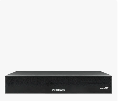 Intelbras MHDX 3116-C, DVR de 16 canais Multi HD, vista frontal