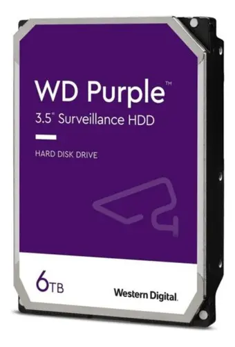 HD WD Purple 6 TB para CFTV